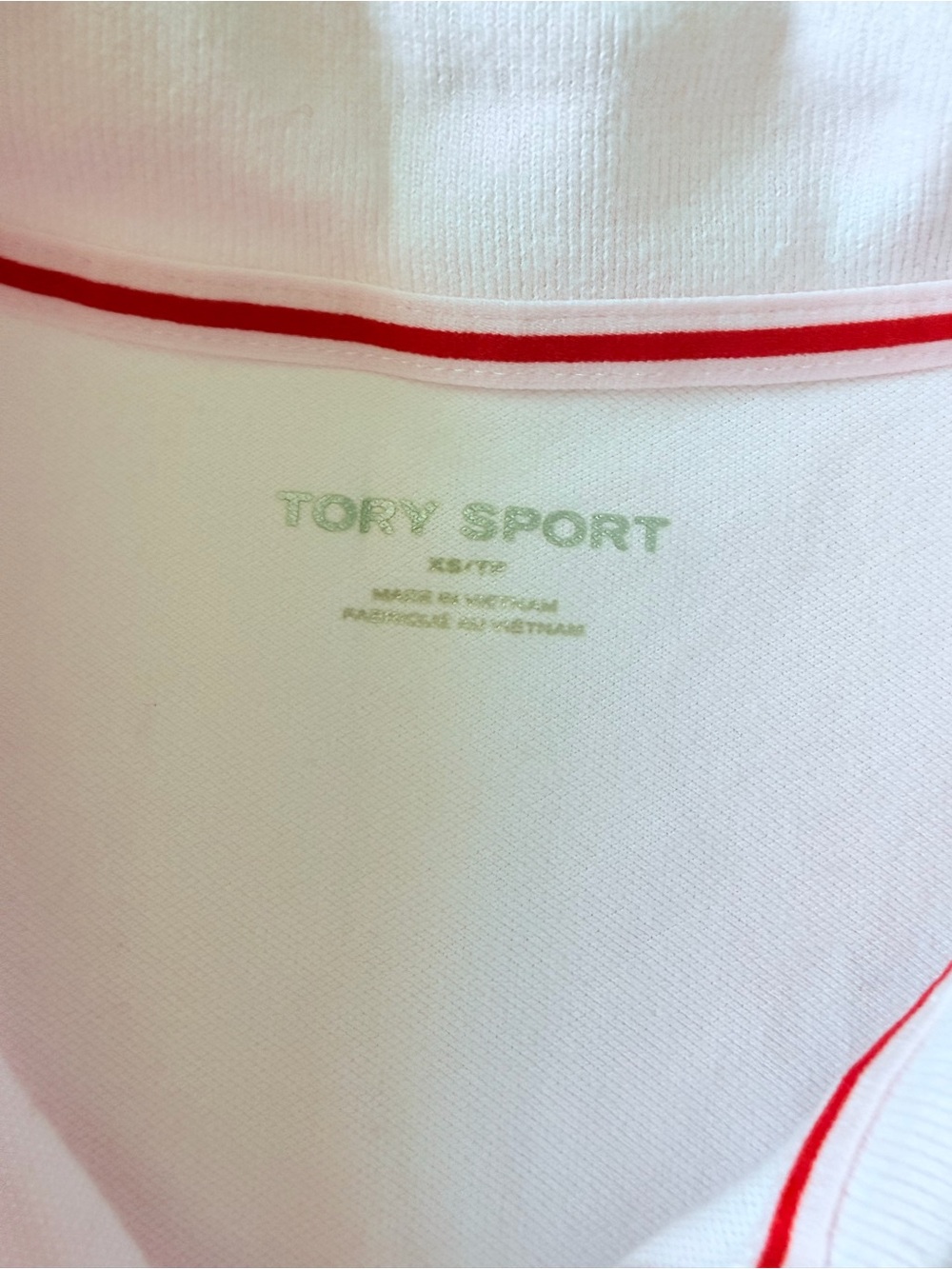 Tory Sport Pink Polo with Red Heart Accent Sz XS - Picture 4 of 9